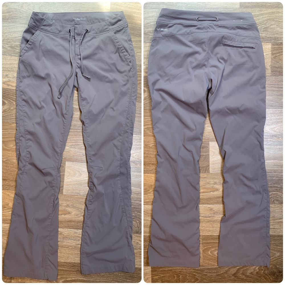 Columbia Omni-Shield Pants Womens Gray Hiking Outdoor Trail Trousers Sportswear